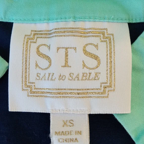 Sail To Sable Shake It Off Nautical Cotton Shift | XS - Picture 7 of 7